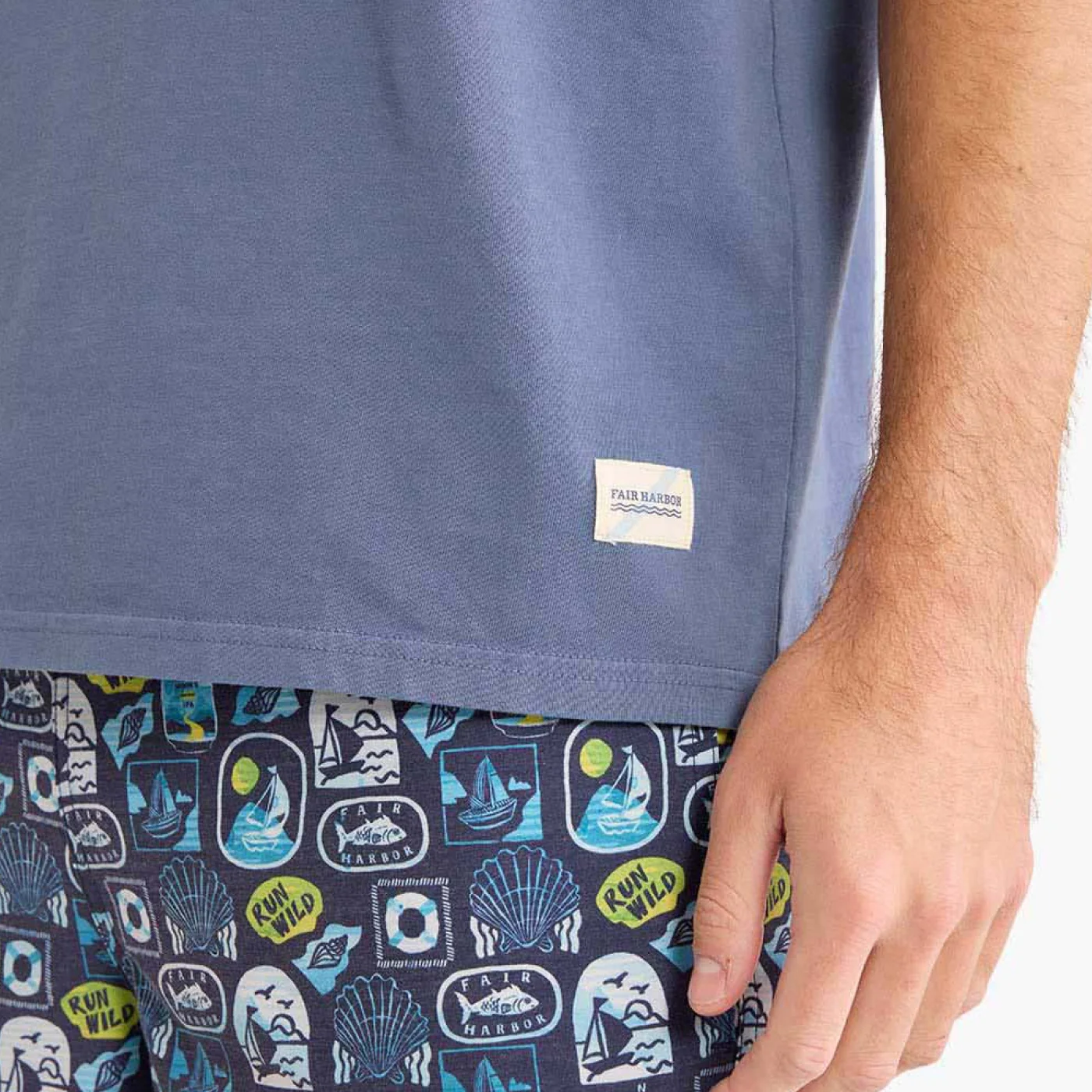 Athletic Brewing x Fair Harbor Salty Suds Saltaire Tee - Image 3