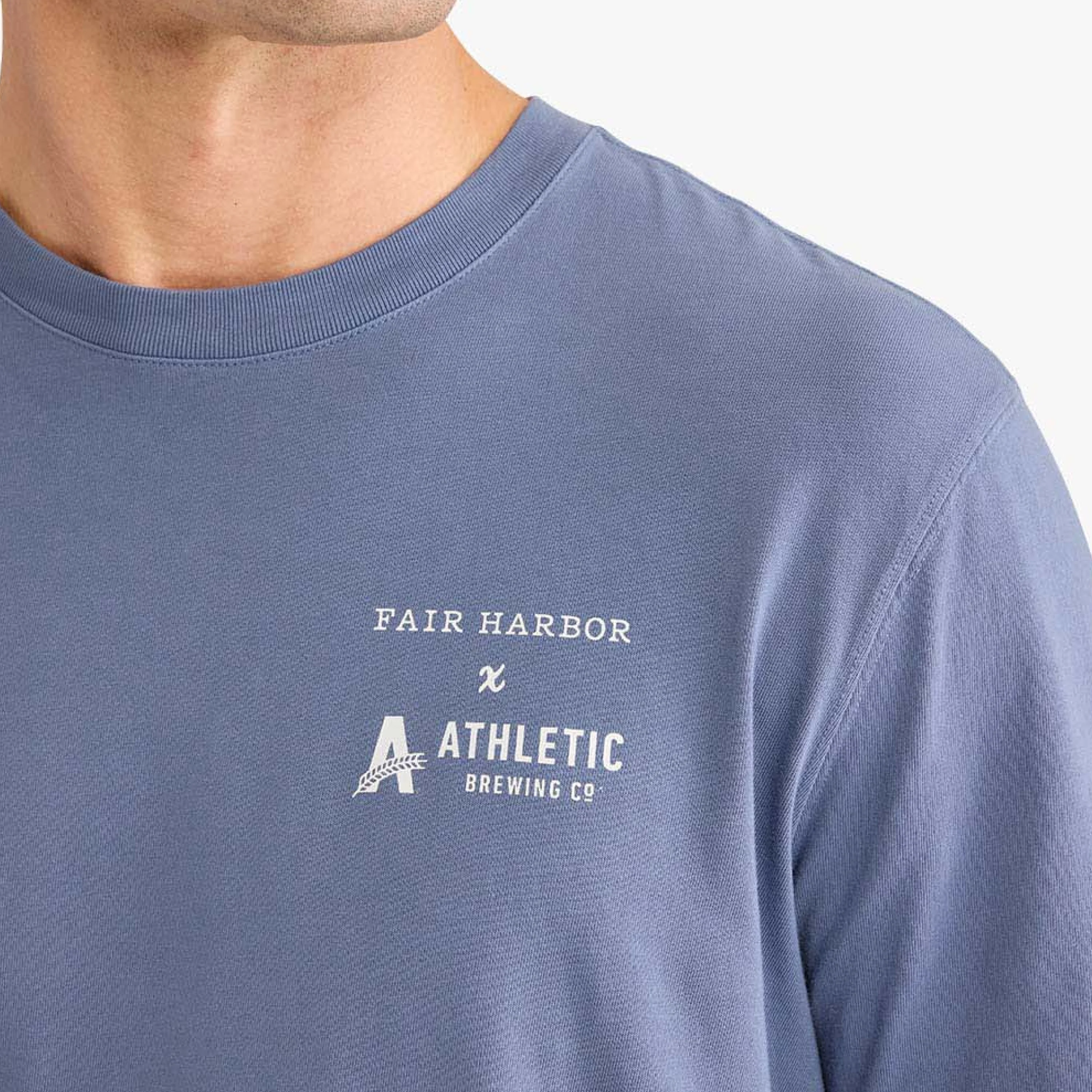 Athletic Brewing x Fair Harbor Salty Suds Saltaire Tee - Image 5